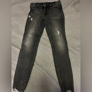 Kut From the Kloth black distressed jeans